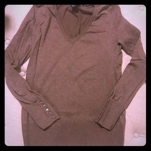 Brown H&M vneck sweater